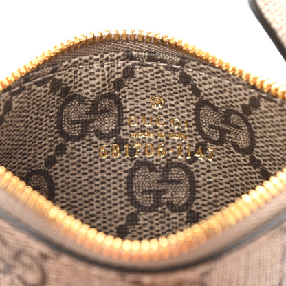 Gucci X BALENCIAGA GG Supreme Monogram Logo Card Case With Strap Beige Ebony 7 of 8
