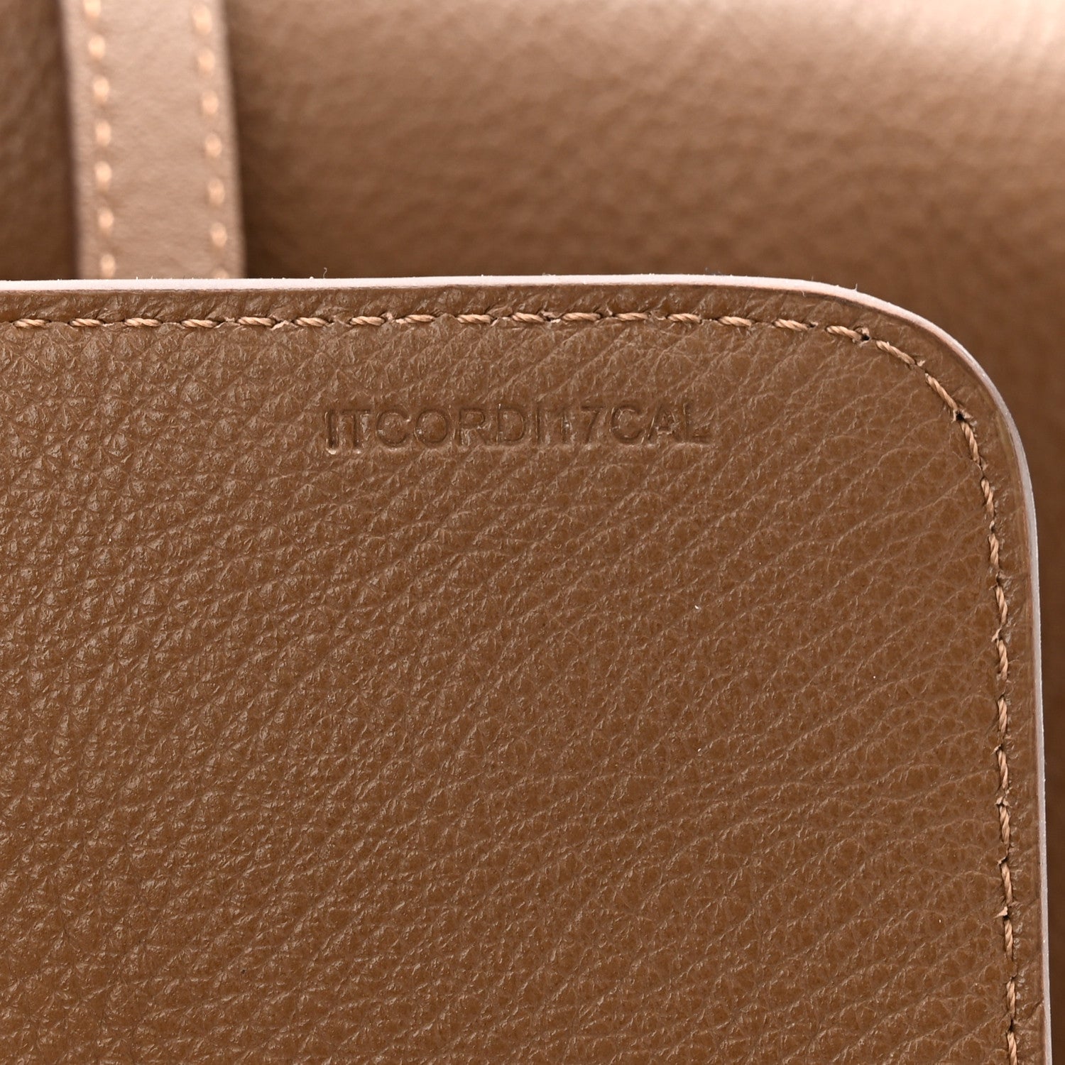 Burberry Calfskin Medium Society Tote Dusty Caramel 7 of 13