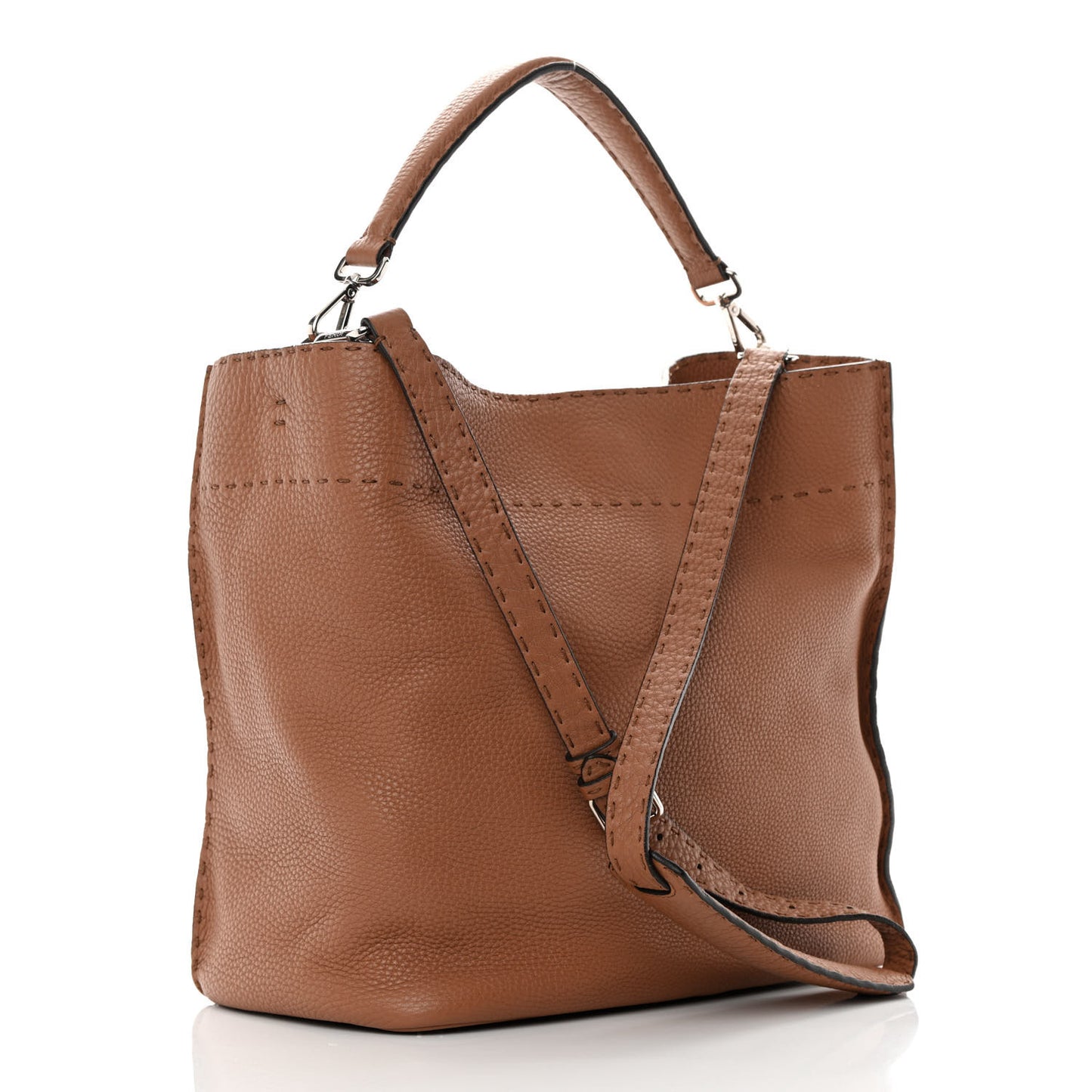 Cuoio Romano Selleria Large Anna Bucket Bag Mou