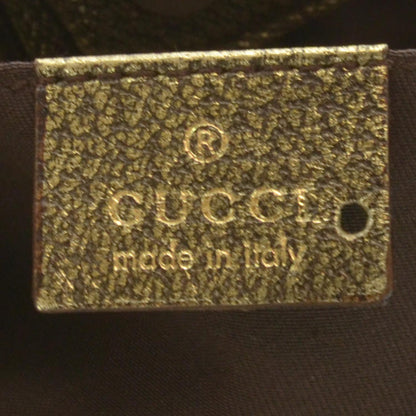 Gucci Monogram Bamboo Chain Shoulder Bag Gold 5 of 8