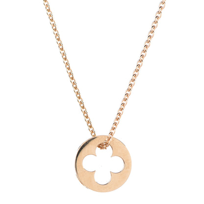 Louis Vuitton 18K Yellow Gold Empreinte Pendant Necklace 5 of 7