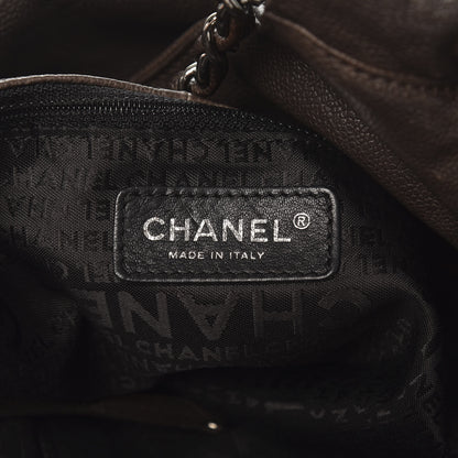 Chanel Distressed Caviar XL Coco Cabas Brown 6 of 11