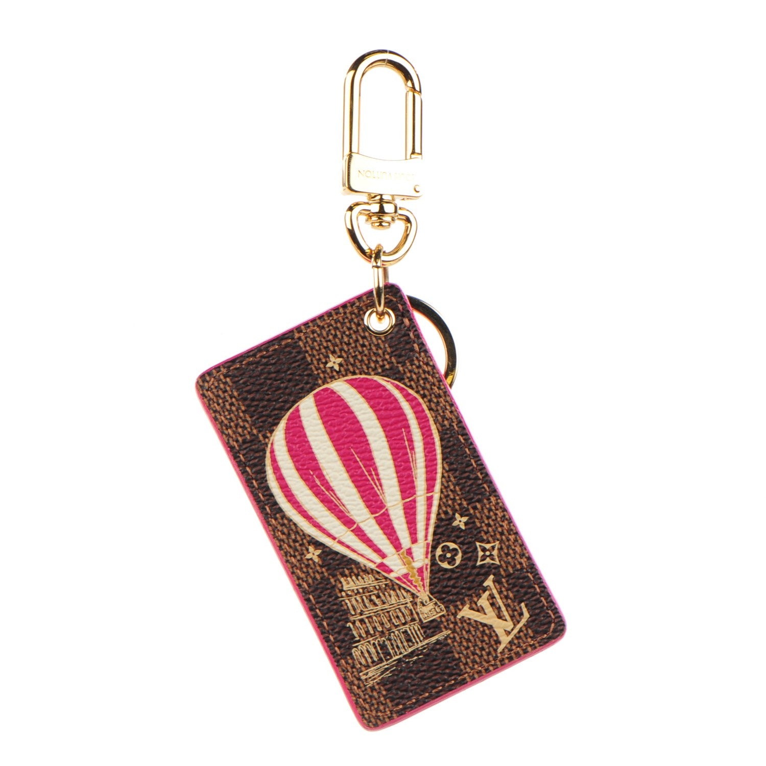 Louis Vuitton Damier Ebene Illustre Air Balloon Bag Charm Grenade 1 of 5