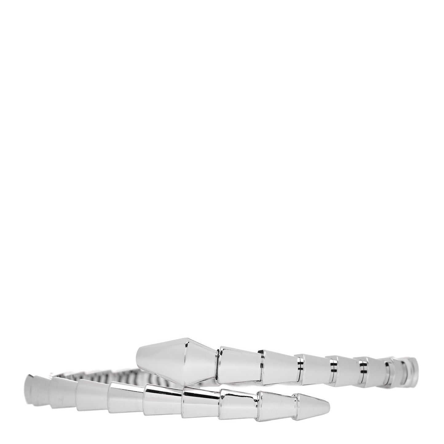 18K White Gold Serpenti Viper Bracelet 15