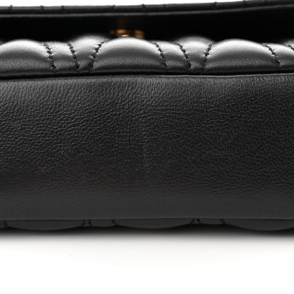 Versace Nappa Quilted Virtus V Evening Bag Black 11 of 11