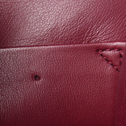Christian Dior Calfskin Be Dior Double Flap White Burgundy 11 of 13