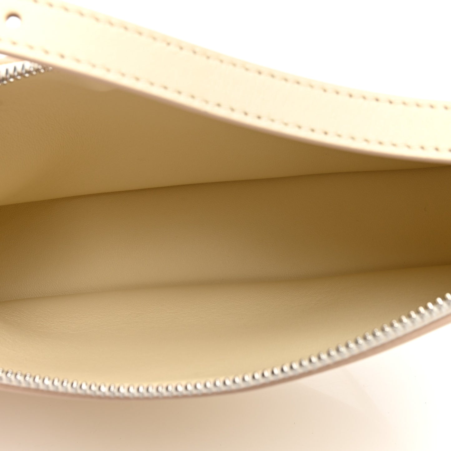 Calfskin Mini Shield Sling Bag Pearl