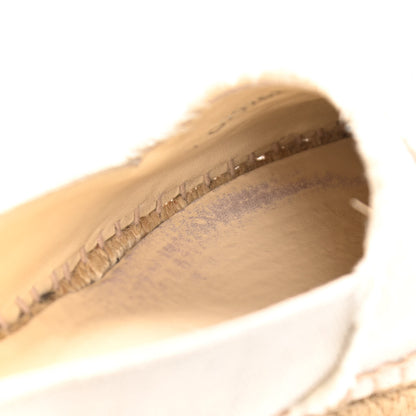 Chanel Linen CC Espadrilles 41 Beige Black 15 of 18