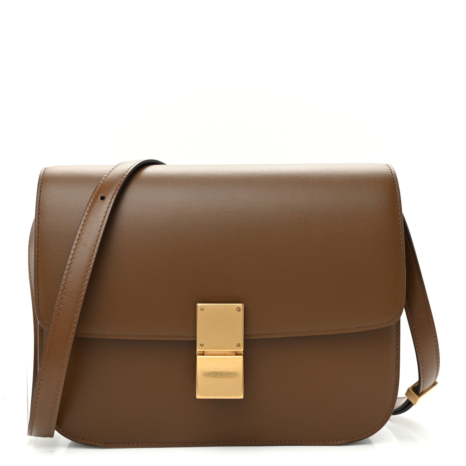 Celine Box Calfskin Medium Classic Box Flap Bag Light Camel 1 of 11