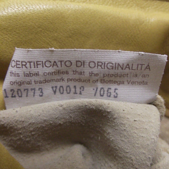 Bottega Veneta Nappa Intrecciato Mini Ponza Yellow 9 of 10