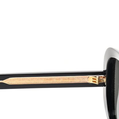 Gucci X DAPPER DAN Acetate Crystal Sunglasses GG0427S Black 4 of 6