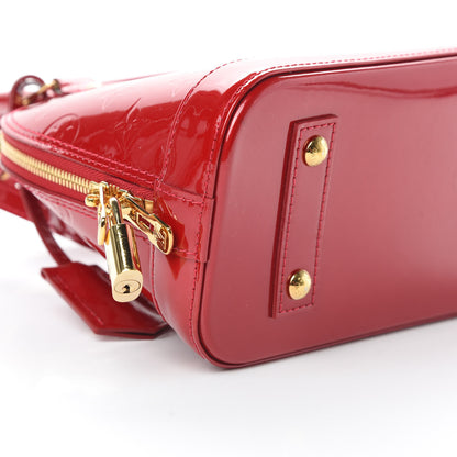 Louis Vuitton Vernis Alma BB Pomme D'Amour 11 of 15
