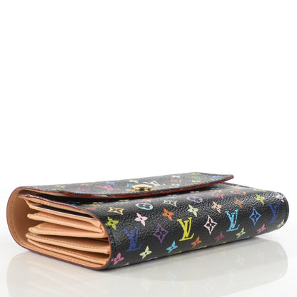 Louis Vuitton Monogram Multicolor Alexandra Wallet Black 4 of 7