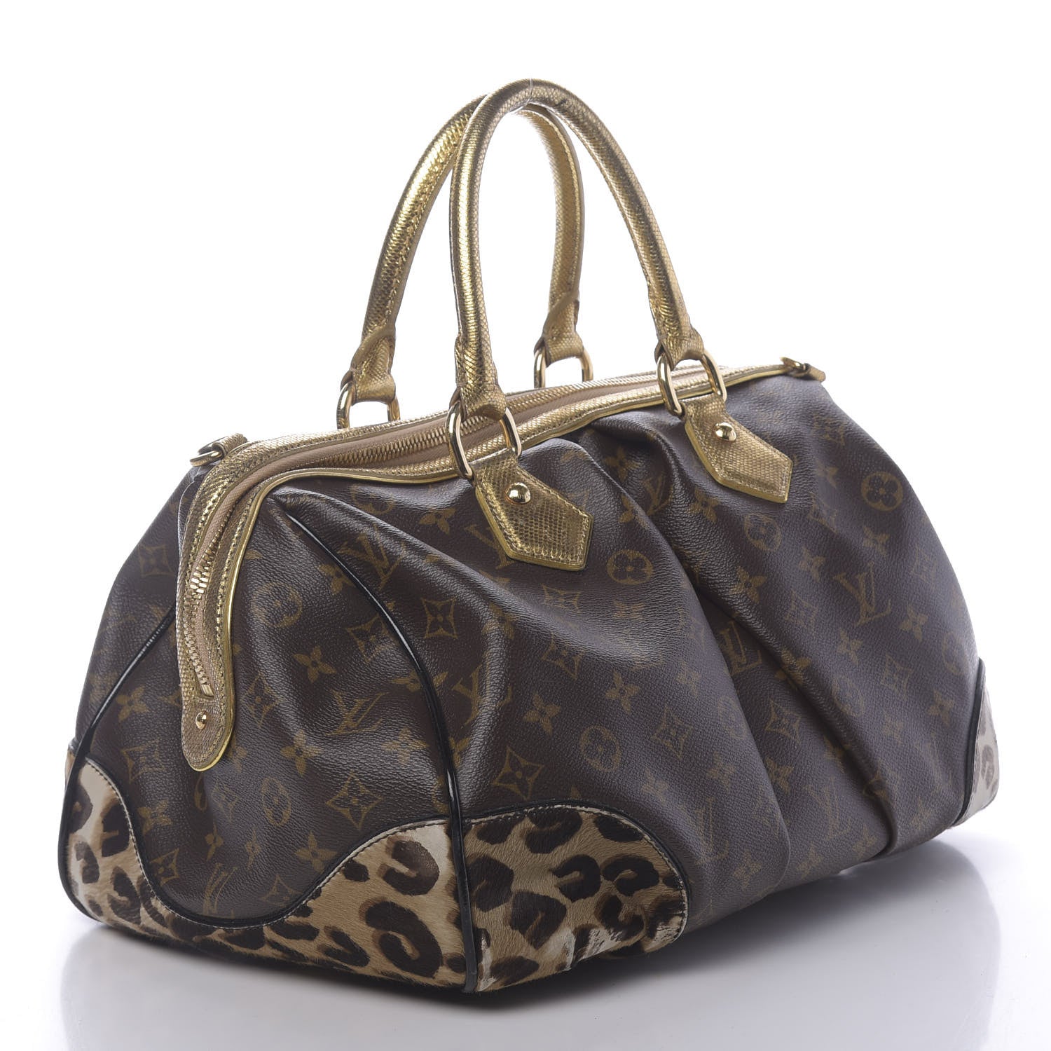 Louis Vuitton Monogram Leopard Stephen Bag 3 of 14