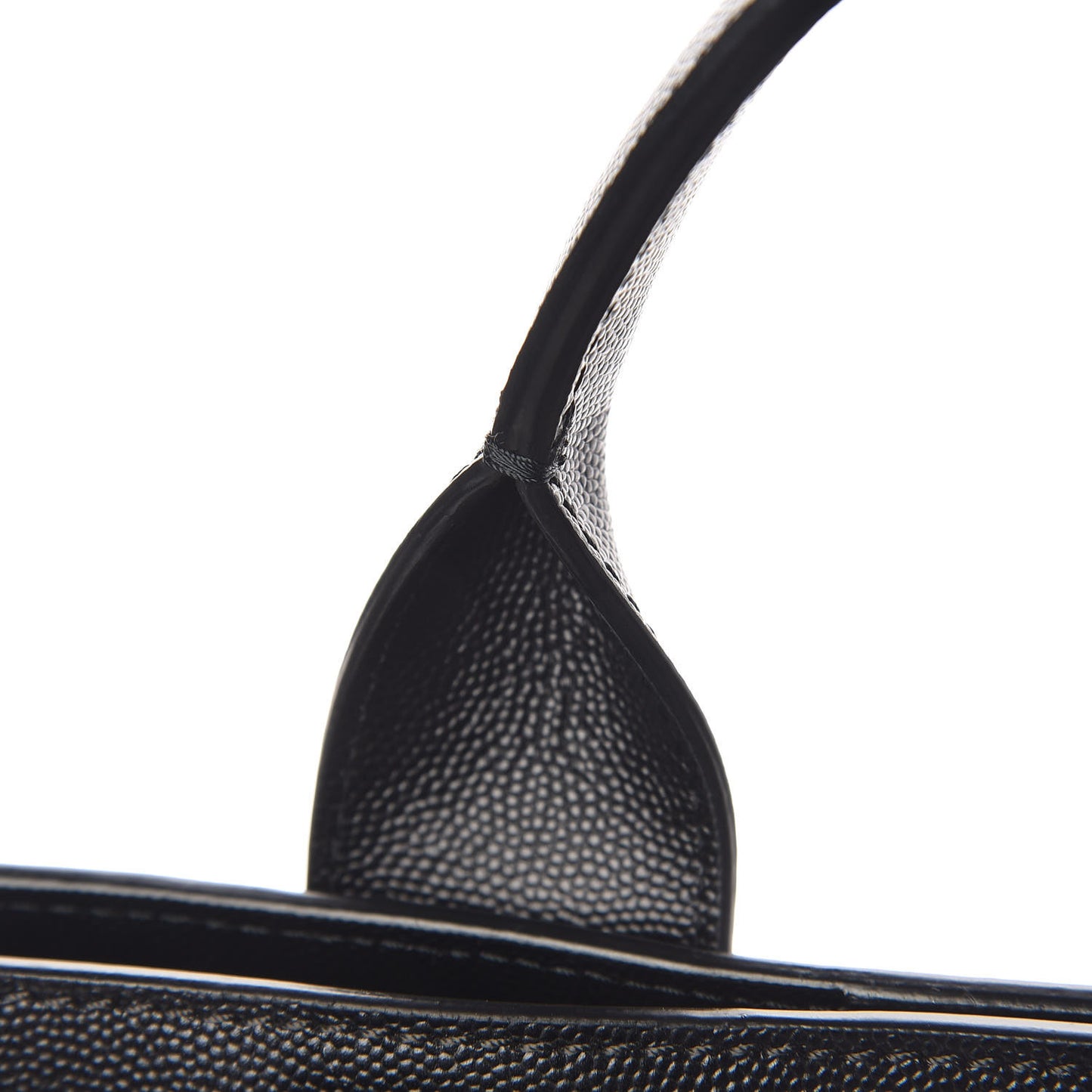 Caviar Small Studded Deauville Tote Black