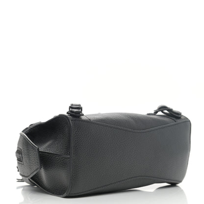 Balenciaga Grained Calfskin Neo Classic Black Hardware Mini City Black 4 of 13