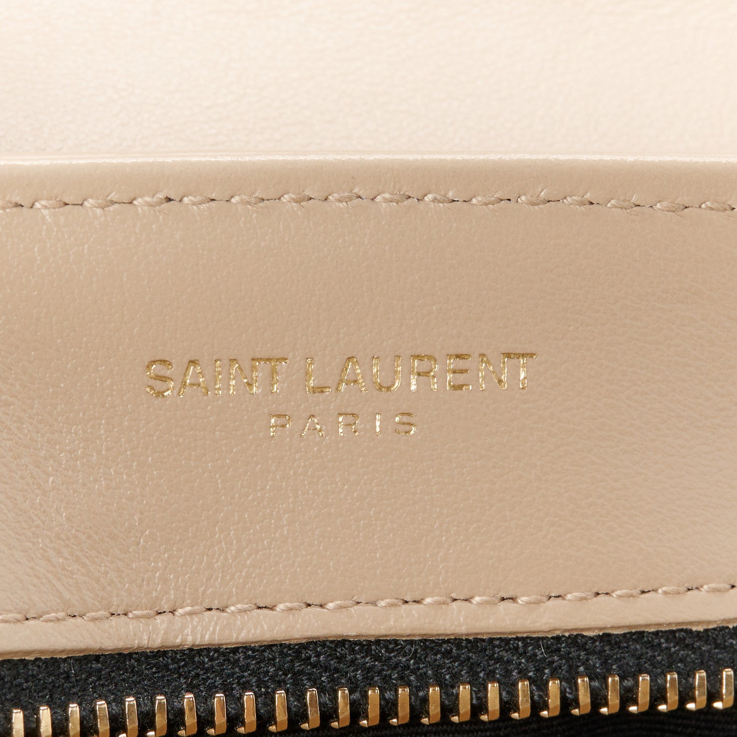 Saint Laurent Calfskin Y Quilted Monogram Toy Loulou Crossbody Bag Dark Beige 6 of 11