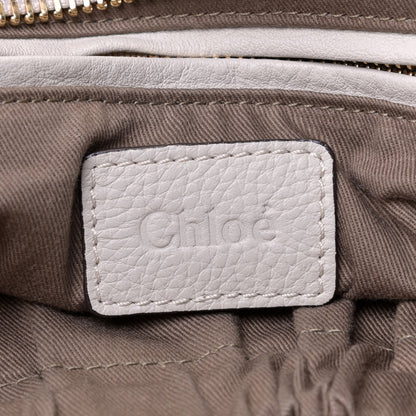 Chloe Calfskin Large Marcie Satchel Cashmere Grey 5 of 5