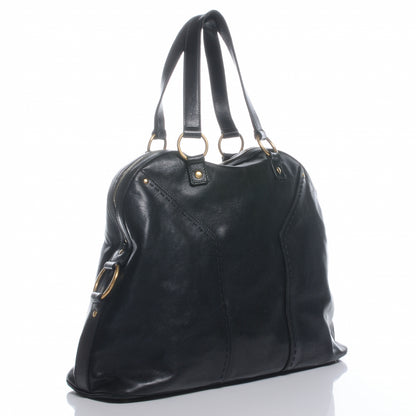 Saint Laurent Leather Oversized Muse Black 3 of 9