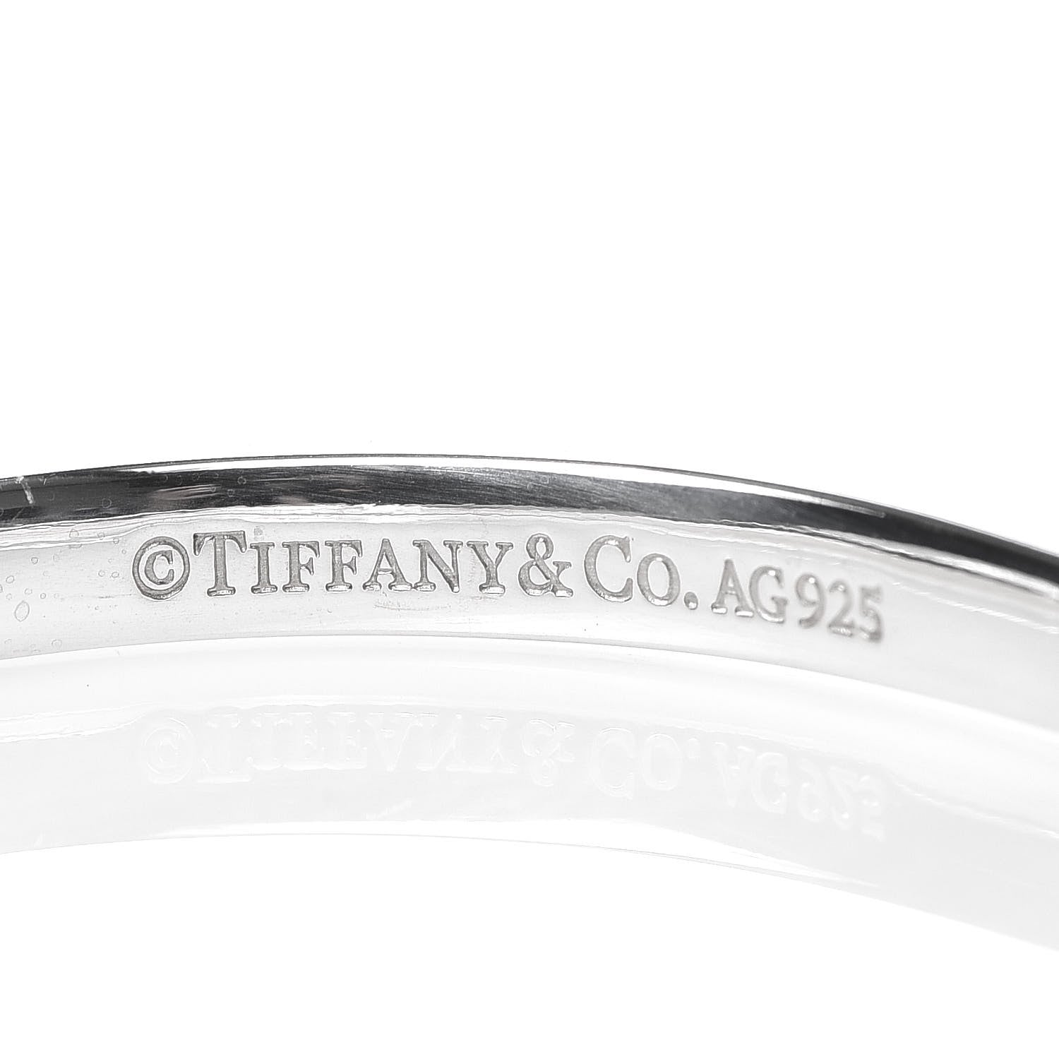 Tiffany Sterling Silver Narrow 1837 Cuff Bracelet 4 of 4