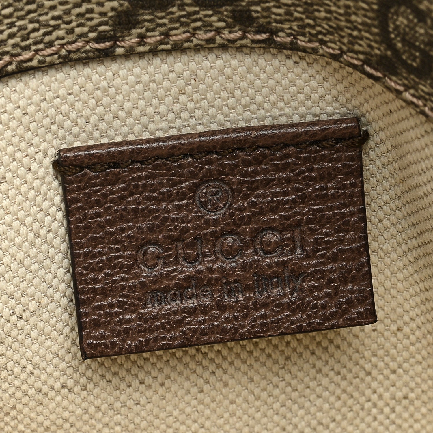Gucci GG Supreme Monogram Neo Vintage Web Belt Bag Brown 6 of 11