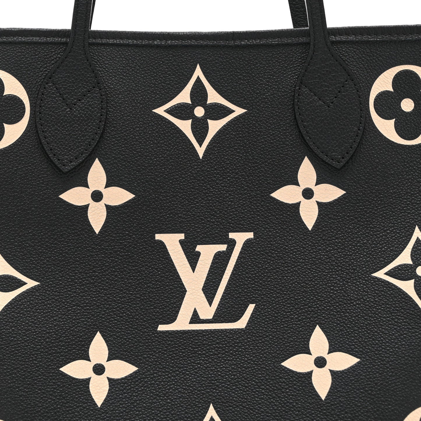 Empreinte Monogram Giant Neverfull MM Black Beige