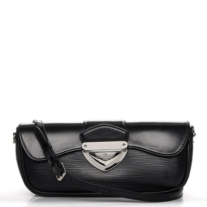 Louis Vuitton Epi Montaigne Clutch Black 1 of 7