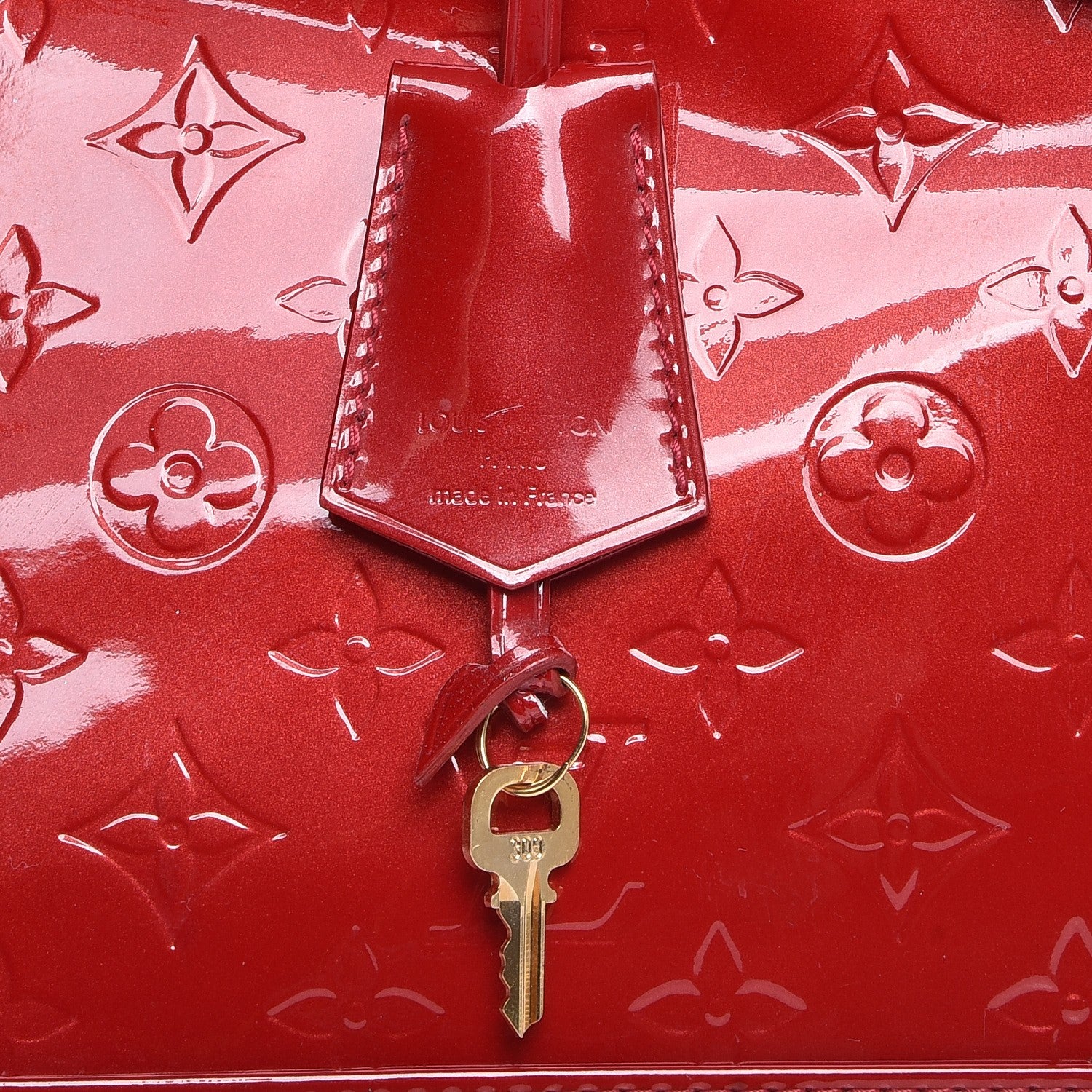 Louis Vuitton Vernis Alma GM Pomme D'Amour 8 of 8