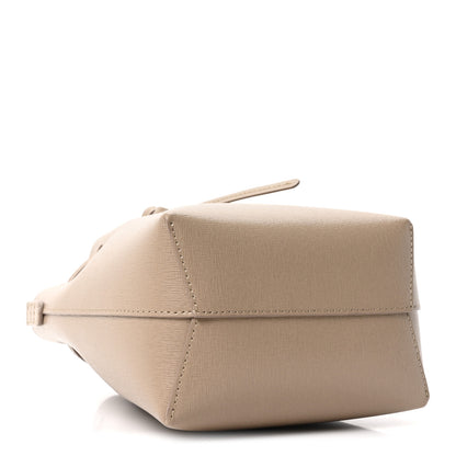 Mansur Gavriel Saffiano Mini Mini Bucket Bag Beige 4 of 10
