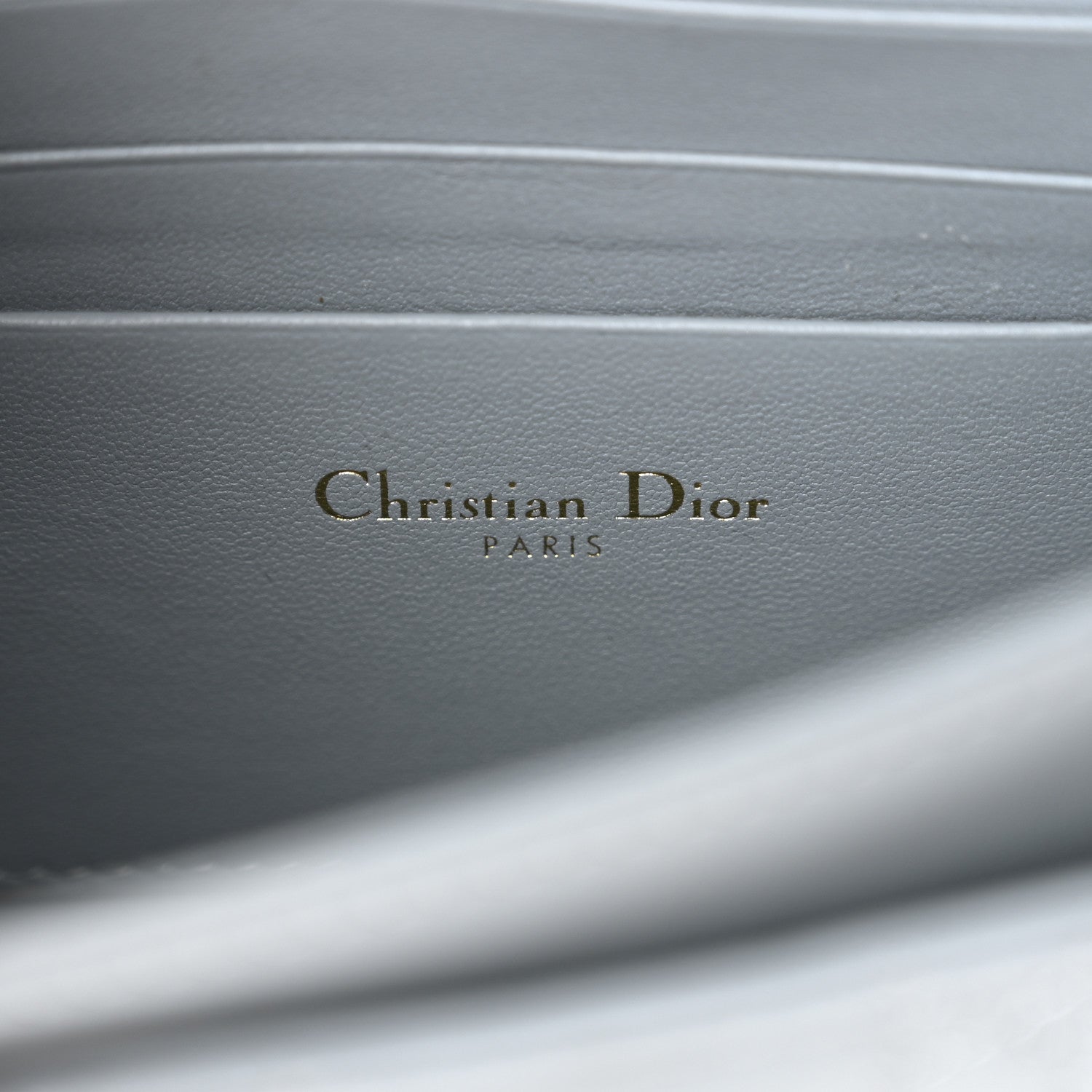 Christian Dior Lambskin Cannage Mini My Dior Top Handle Clutch Cloud Blue 6 of 14