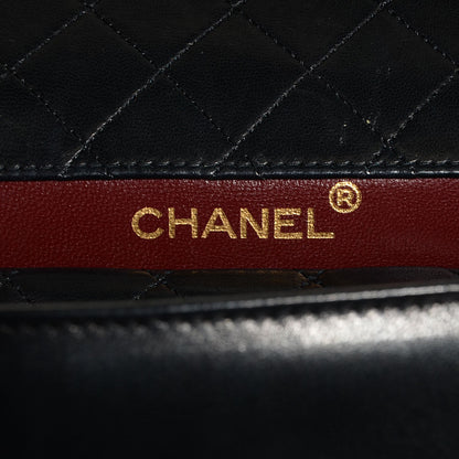 Chanel Lambskin Quilted Shoulder Bag Black 7 of 11