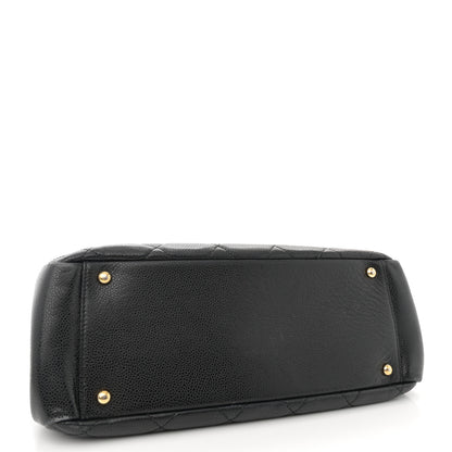 Chanel Caviar Quilted Timeless CC Soft Tote Black 4 of 11