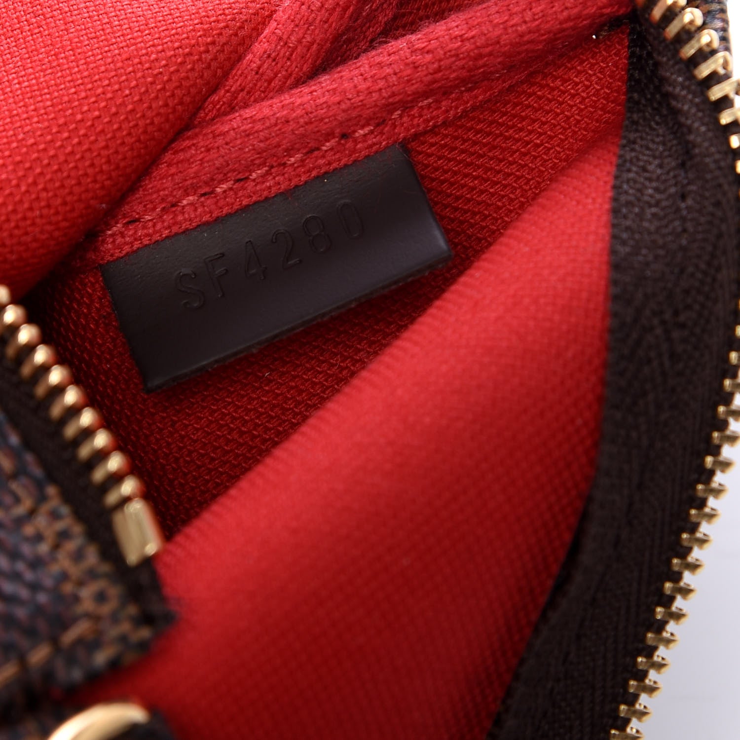 Louis Vuitton Damier Ebene Mini Pochette Accessories 6 of 8