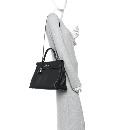 Hermes Togo Kelly Retourne 35 Black 2 of 12