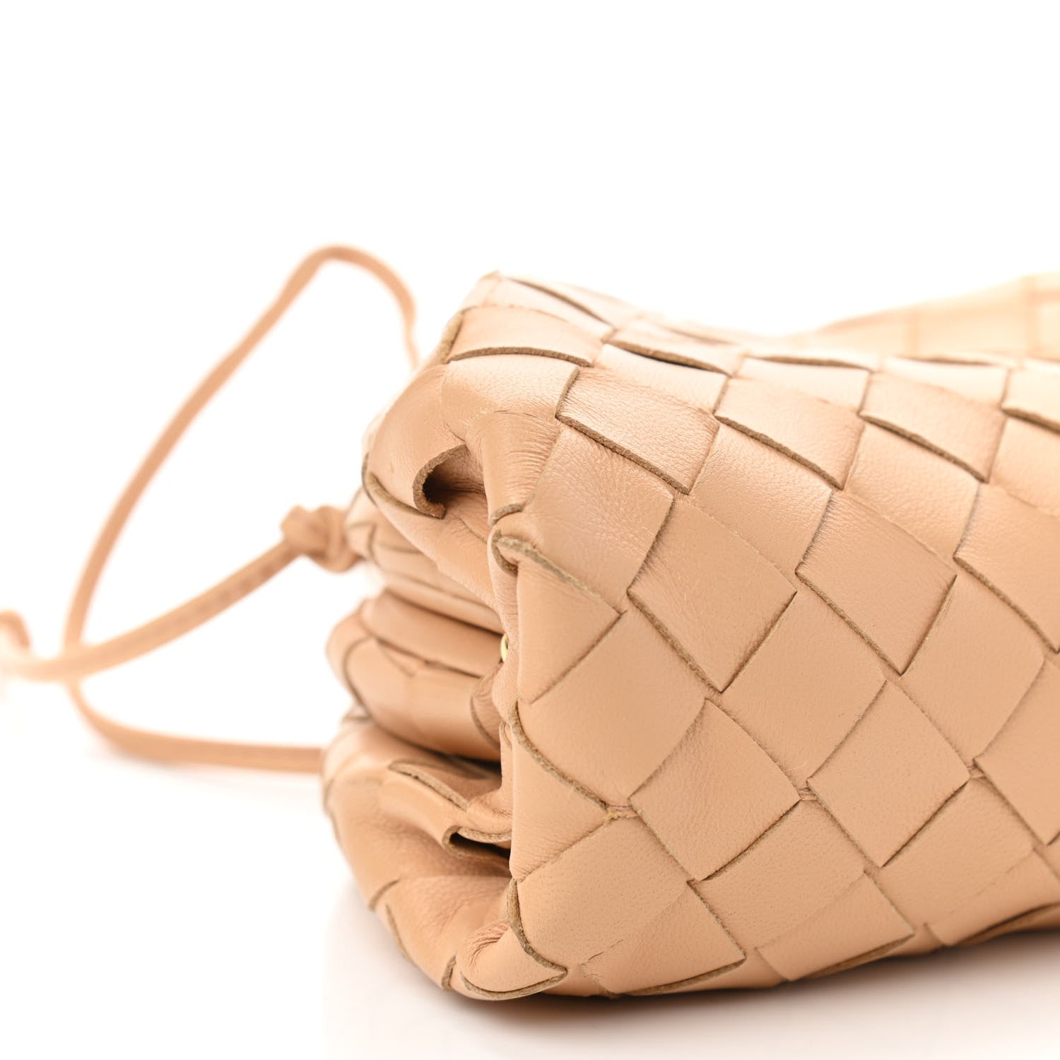 Bottega Veneta Nappa Intrecciato The Mini Pouch Almond 9 of 10