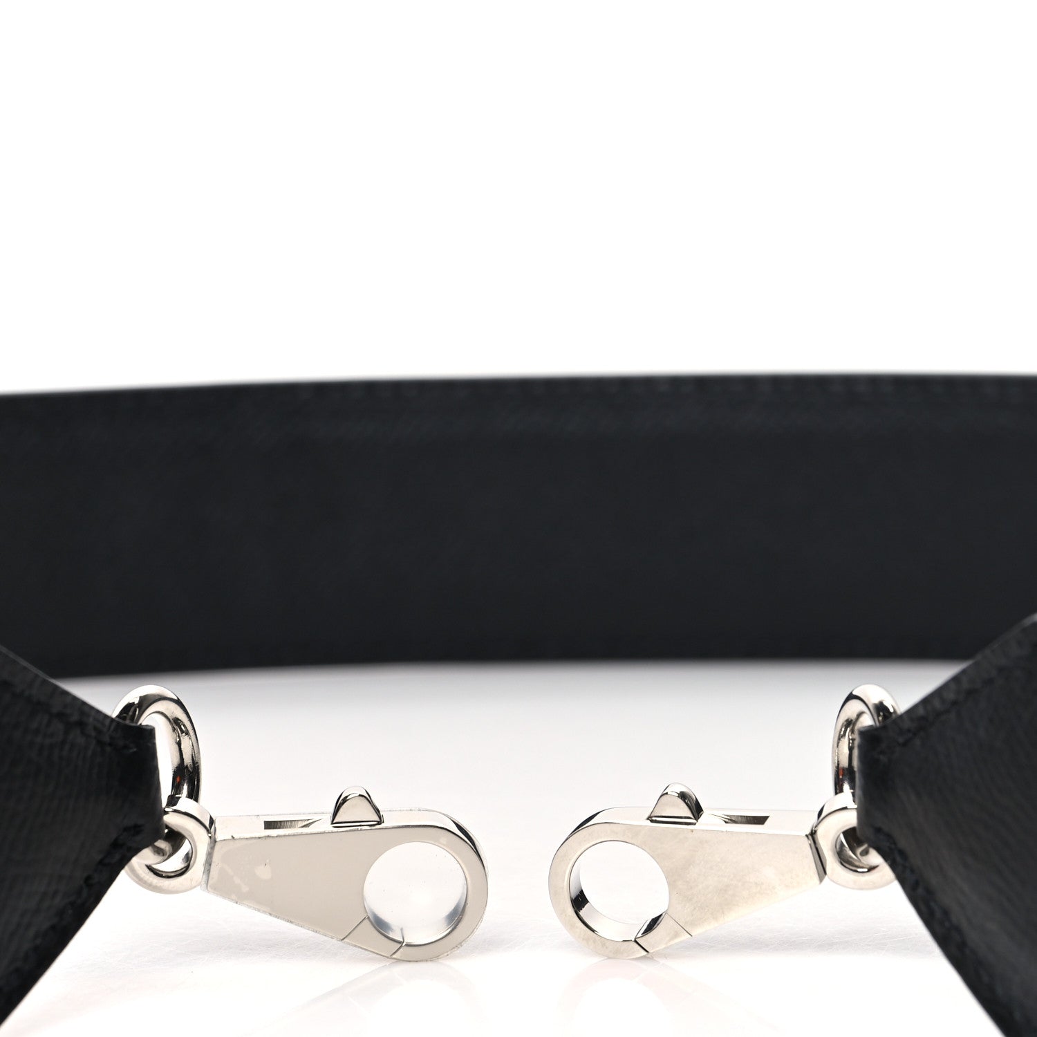 Hermes Epsom 30mm Hexagone Tressage Shoulder Strap Black Craie 4 of 5