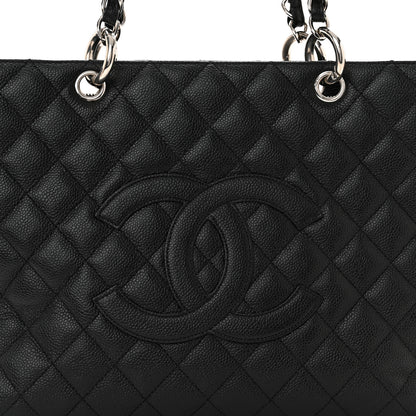 Chanel Caviar Quilted Grand Shopping Tote GST Black 8 of 11