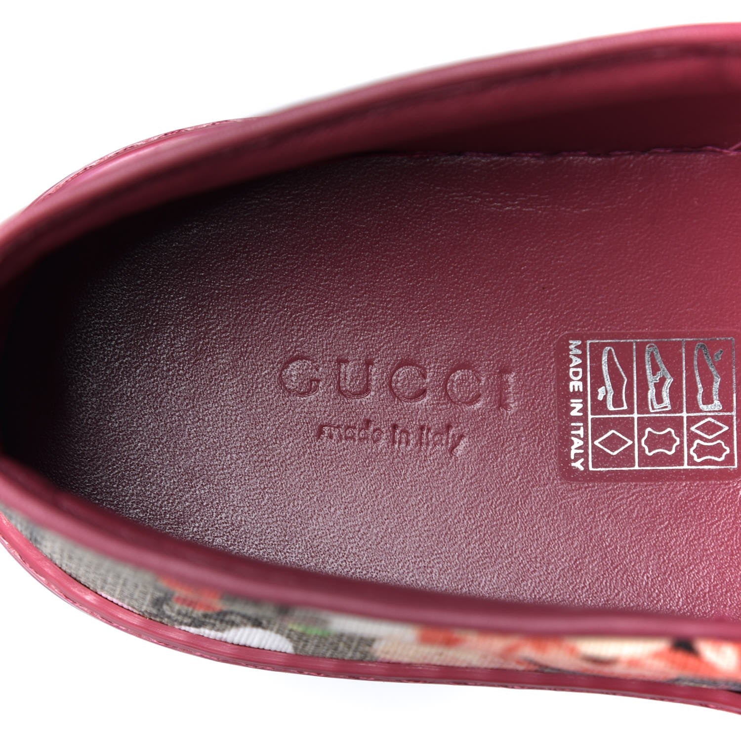 Gucci GG Supreme Monogram Blooms Womens Slip On Sneakers 37 Beige Multicolor Dry Rose 5 of 9