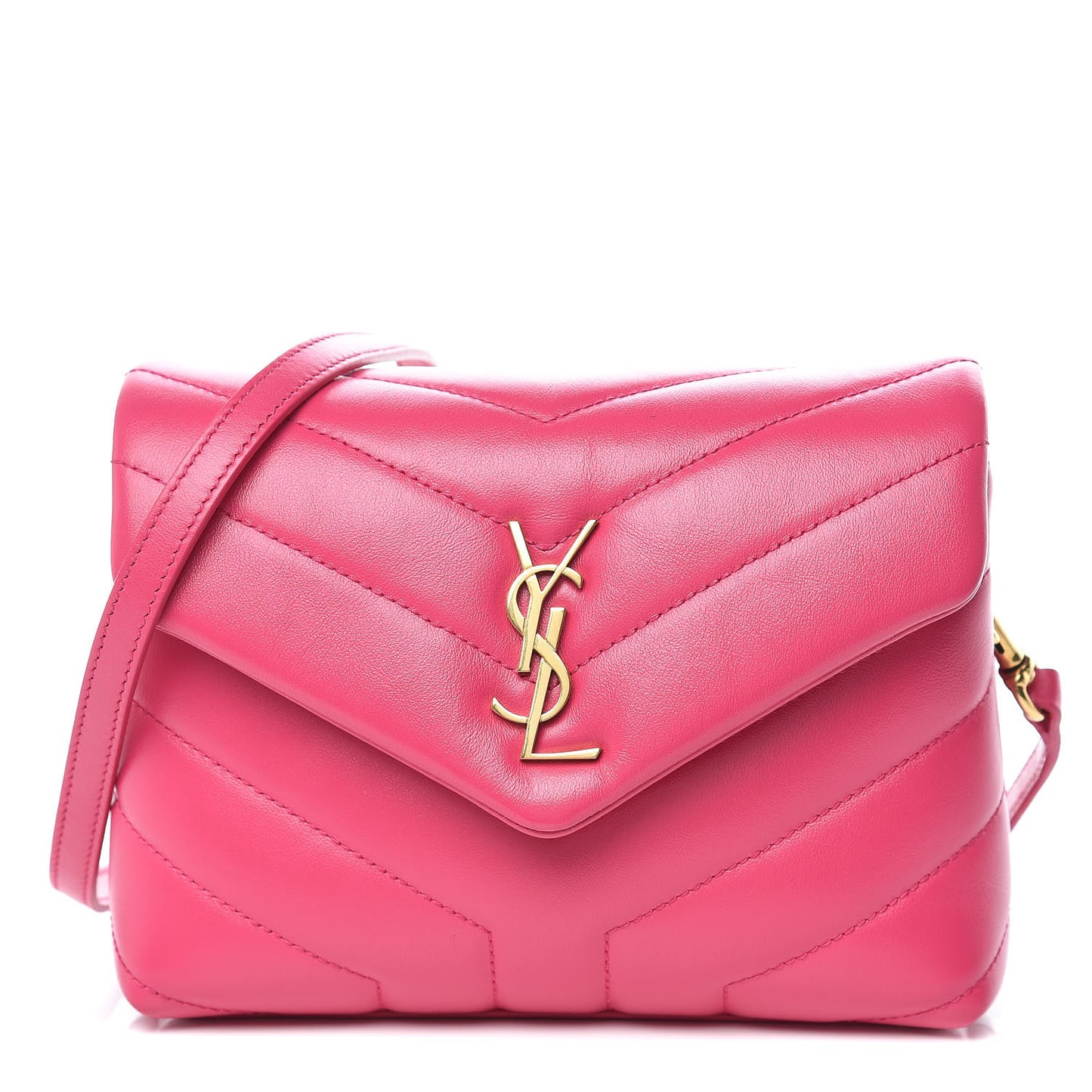 Calfskin Y Quilted Monogram Toy Loulou Crossbody Bag Freesia