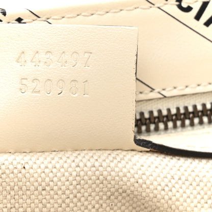 Gucci X BALENCIAGA Calfskin Matelasse Logo Print Small GG Marmont Shoulder Bag White 7 of 12