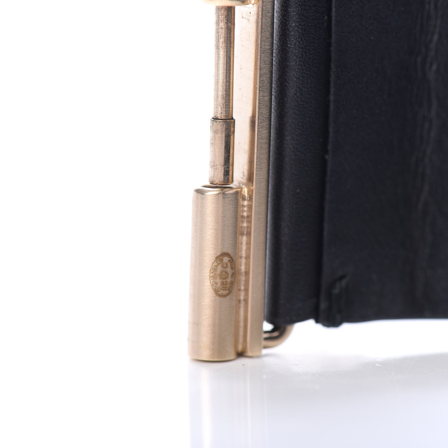 Chanel Calfskin CC Wide Cuff M Black 4 of 4