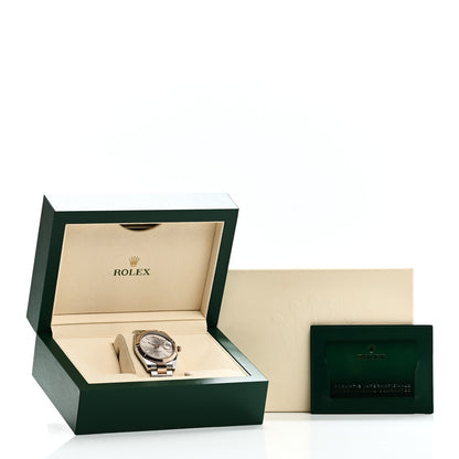 Rolex Stainless Steel 18K Everose Gold 41mm Oyster Perpetual Datejust Watch Sundust 126301 5 of 5