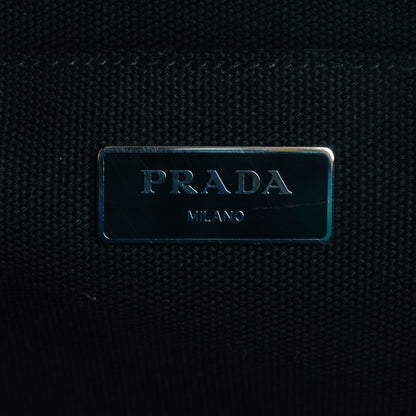 Prada Canvas Canapa Camouflage Tote Royal 7 of 8