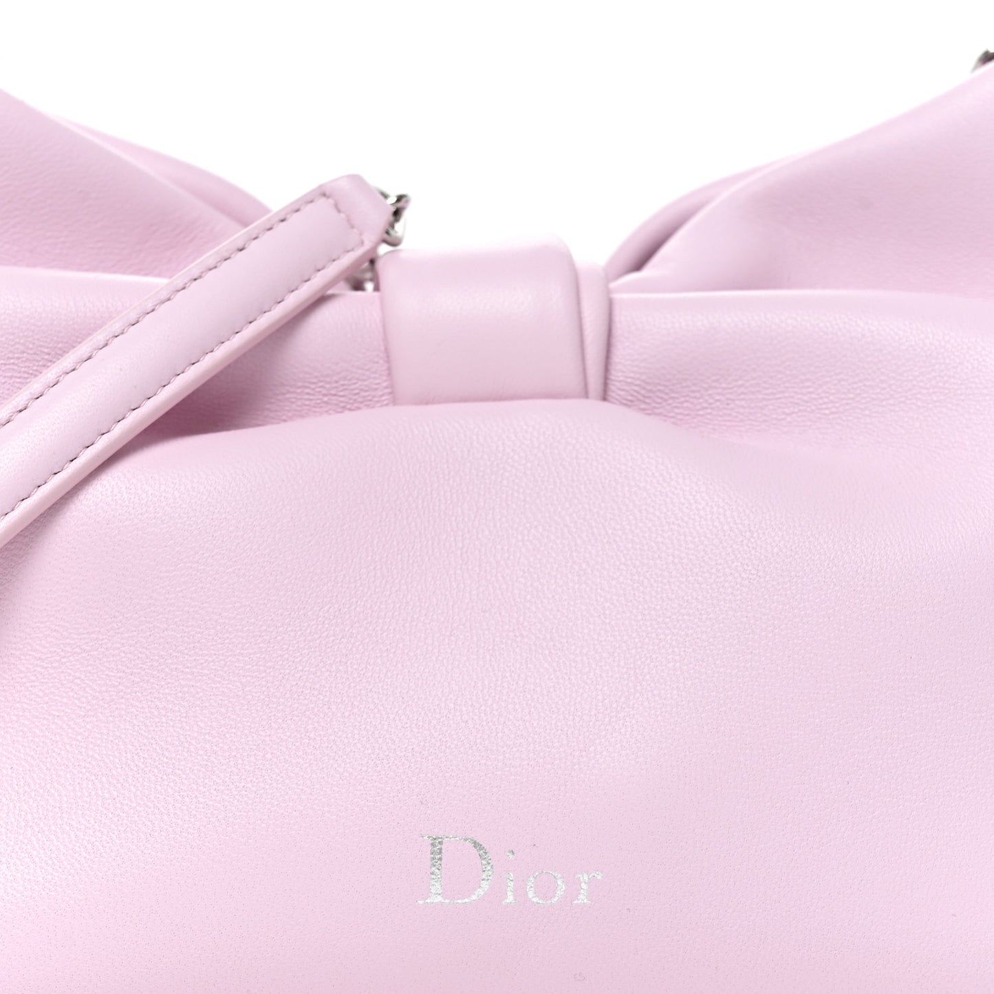 Lambskin Small Bow Bag Rose Songe