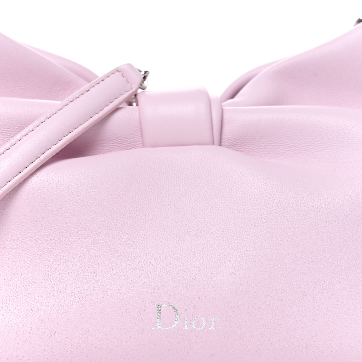 Christian Dior Lambskin Small Bow Bag Rose Songe 8 of 10