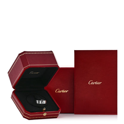 Cartier 18K White Gold 5.5mm LOVE Ring 59 8.75 5 of 5