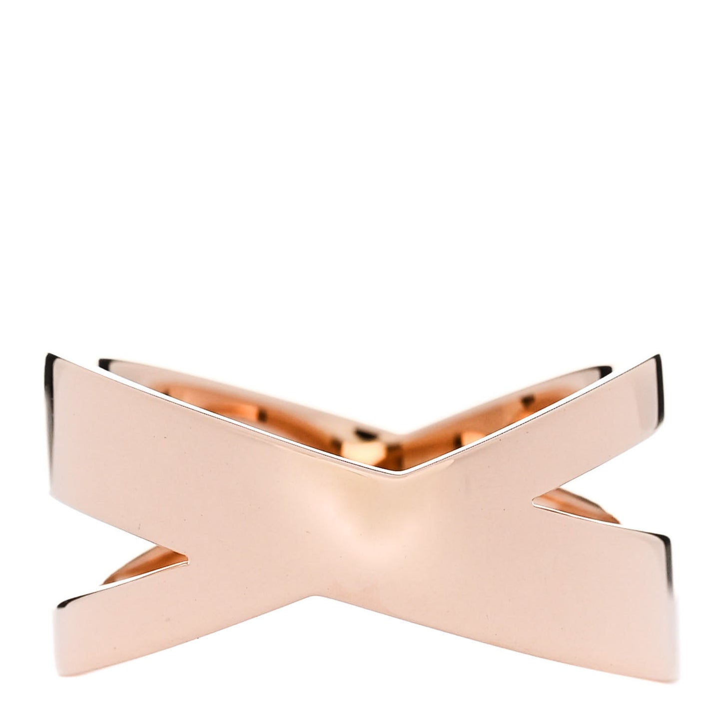 18K Rose Gold Diamond Atlas X Wide Ring 53 6.5