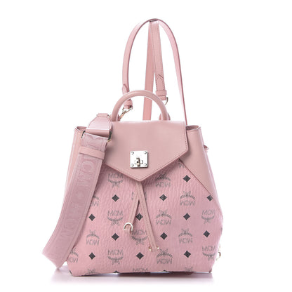 MCM Visetos Small Essential Backpack Pink 1 of 8