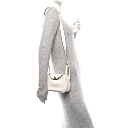 Hermes Swift Verso Mini Lindy 20 Gris Perle Gris Meyer 2 of 10