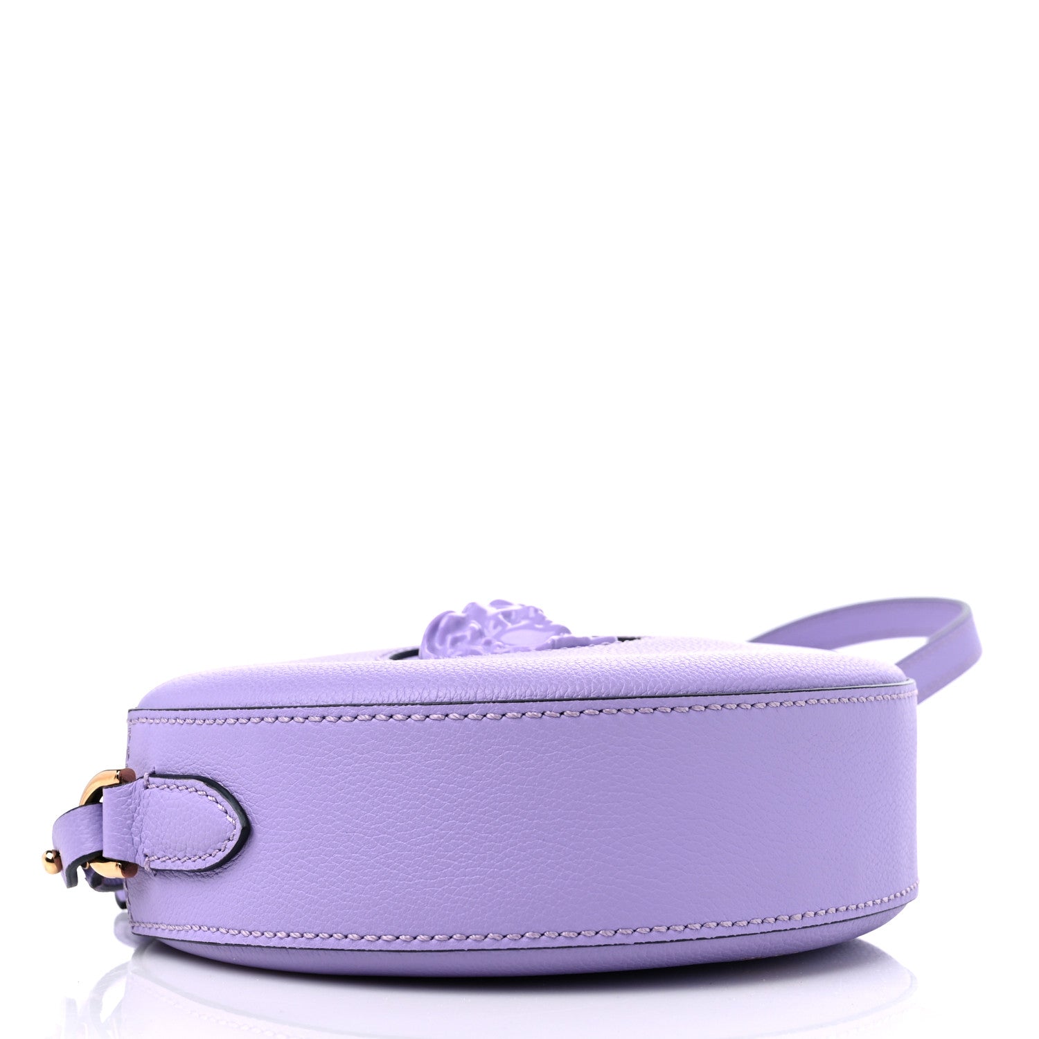 Versace Calfskin La Medusa Round Camera Bag Lilac 4 of 8
